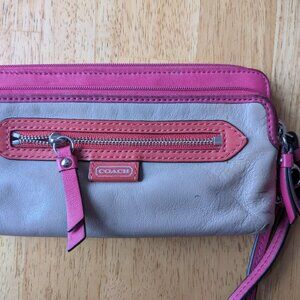 Coach Leather Wristlet
